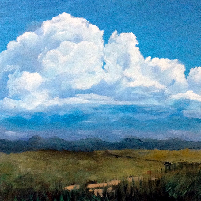 Welcome Home, 9x12, oil on canvas