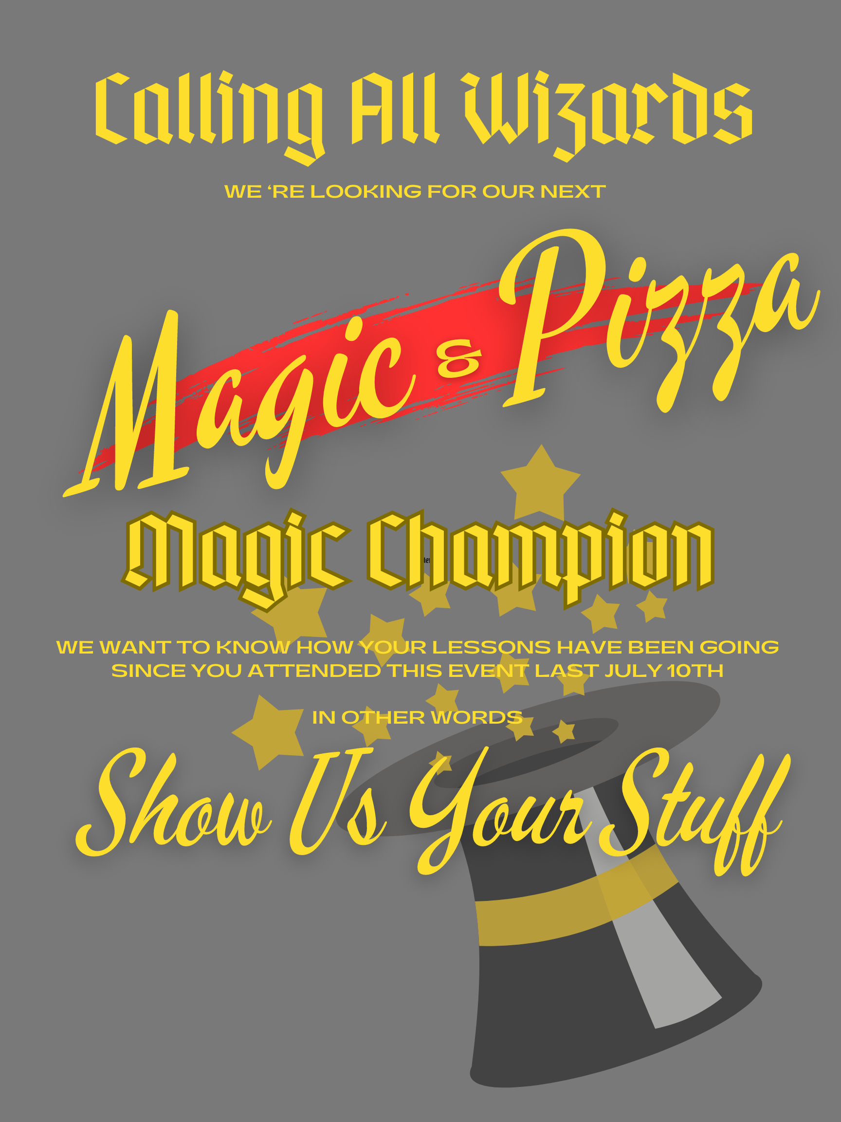 MDFPA - presents MAGIC &amp; PIZZA COMPETITION