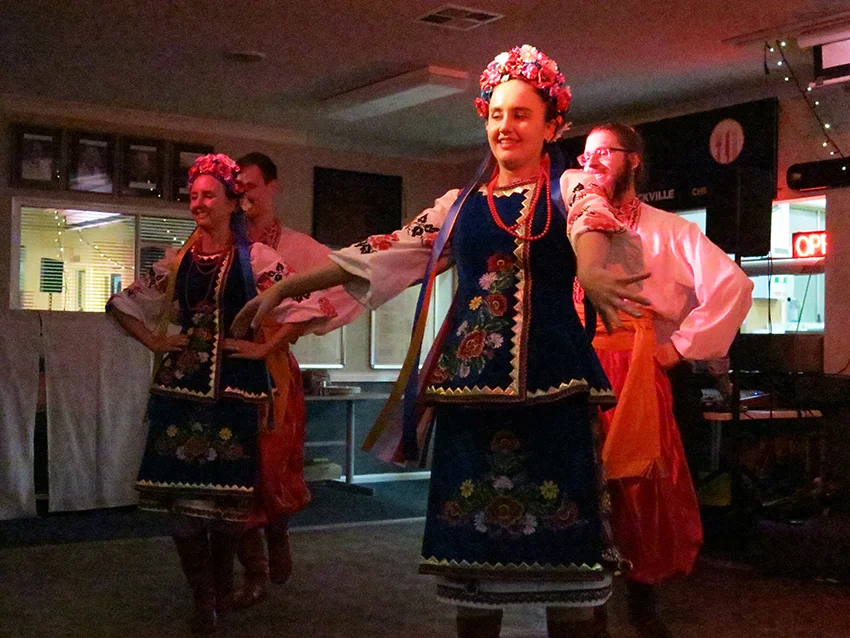 Zahrava Ukrainian Dance Ensemble, Táncház, July 2018