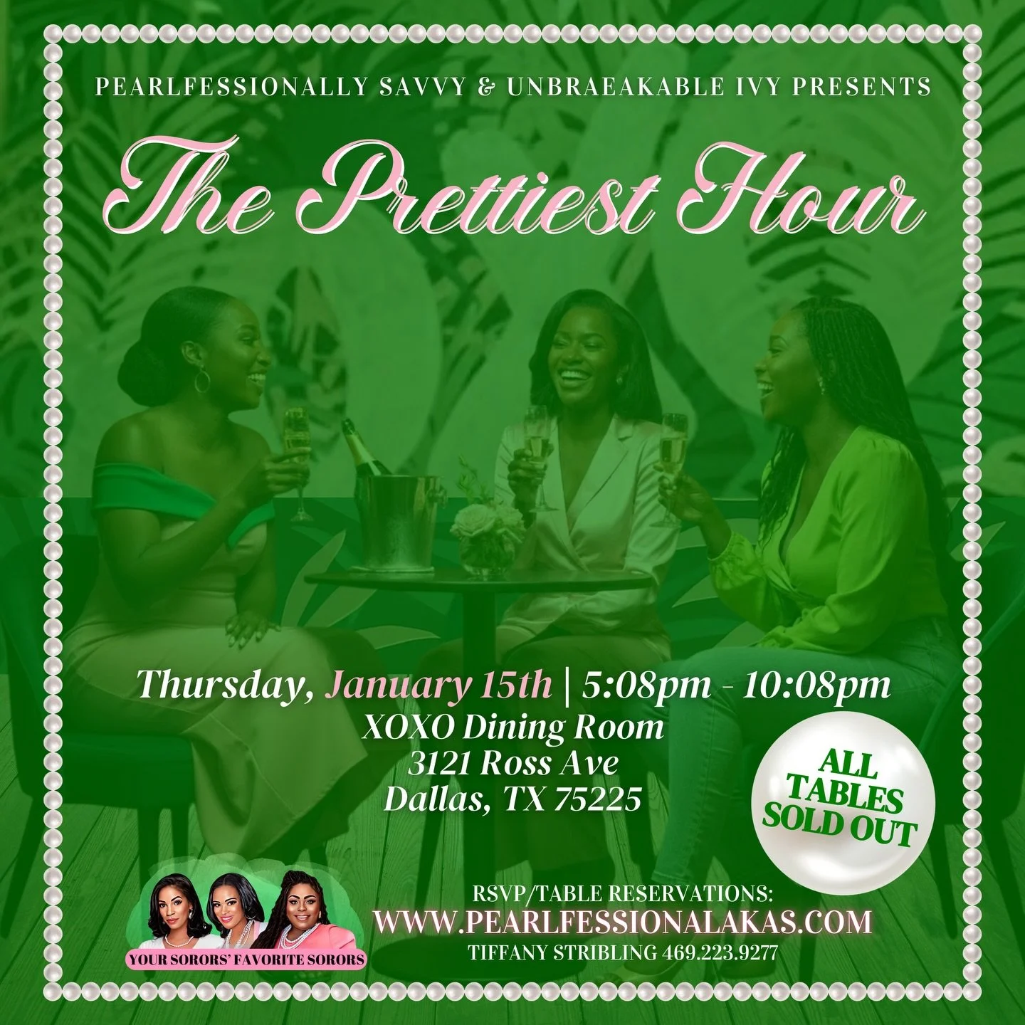 😲Whelp&hellip;The Prettiest Hour sold out in 3.5 hours! You all did NOT come to play. 🩷💚Thank you all so much for the overwhelming support! 

Individual tickets are still available, so secure yours now. This is definitely an event you don&rsquo;t 