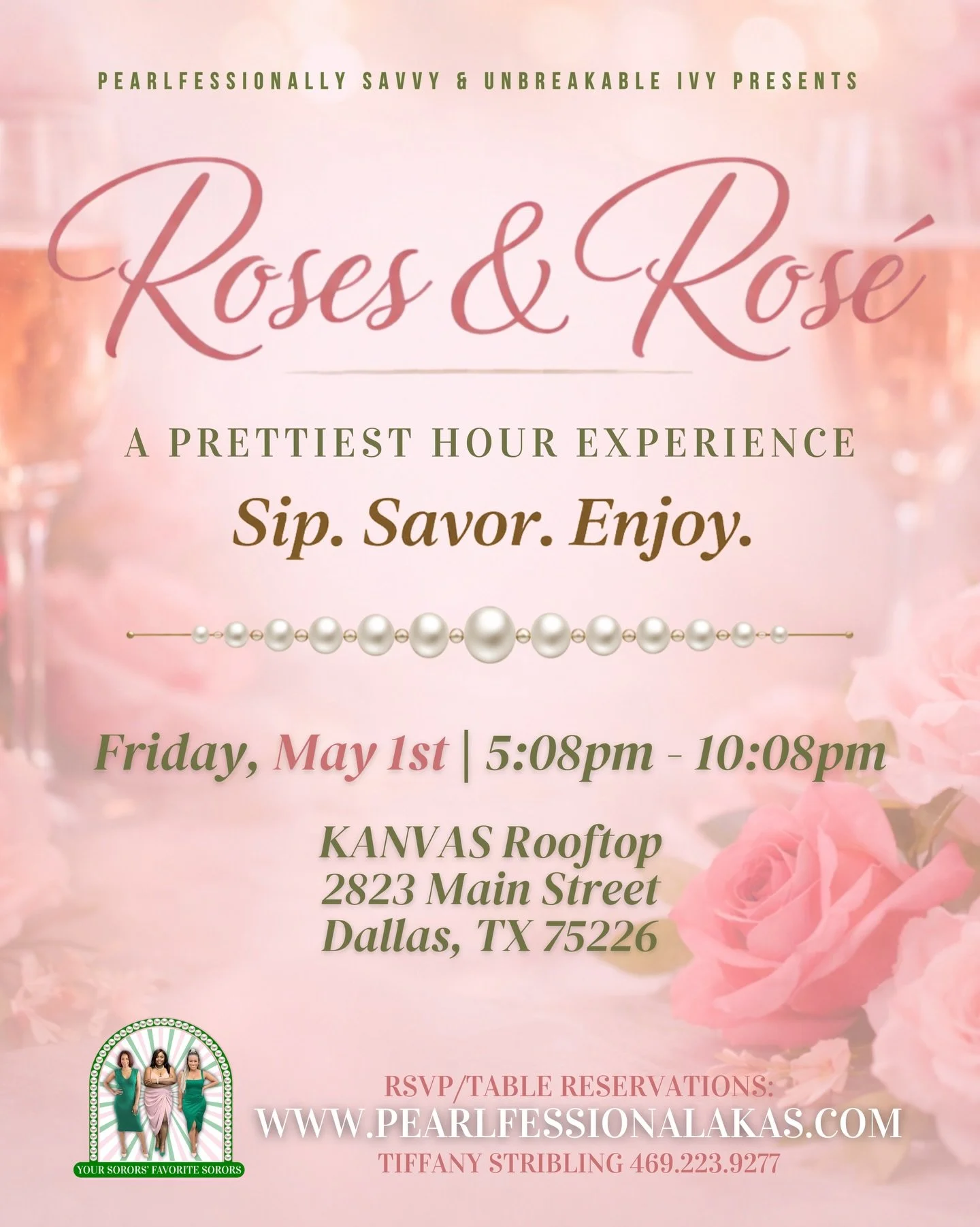 Y&rsquo;all asked&hellip; and we listened!

Before the 👒hats and 🐎horses, join us for Roses &amp; Ros&eacute; - a Prettiest Hour experience.

📍 May 1st | Kanvas Rooftop @kanvasdallas 
🎶 Music curated by our favorite, DJ Klassik

🥂Sip, savor, and