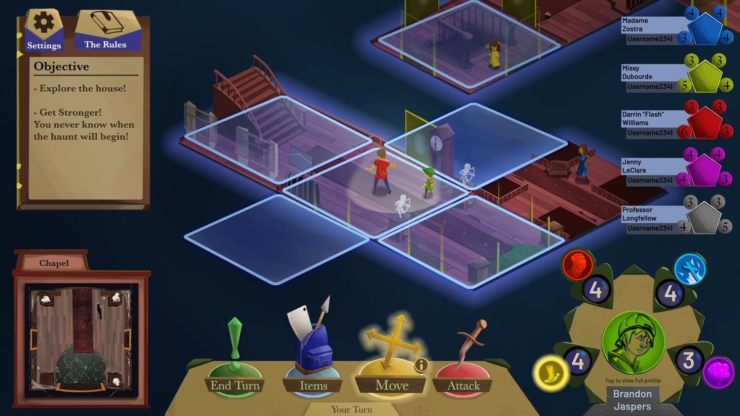 Betrayal At House On The Hill Board Game To Mobile Game Patrick Khachi