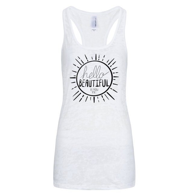 Hello Beautiful White WTank.jpeg