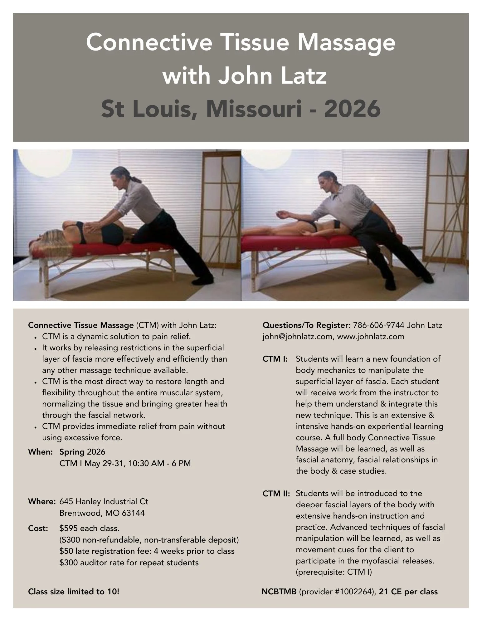Connective Tissue Massage with John Latz