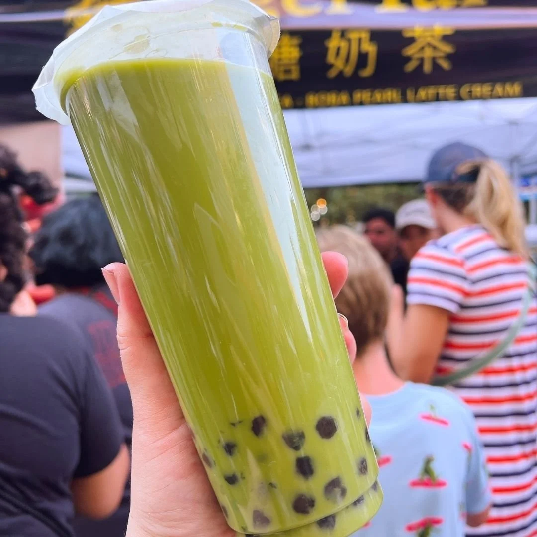Matcha Bubble drink by Tiger Tai