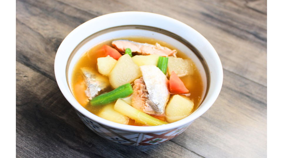 Sanpei-Style Fish and Vegetable Soup
