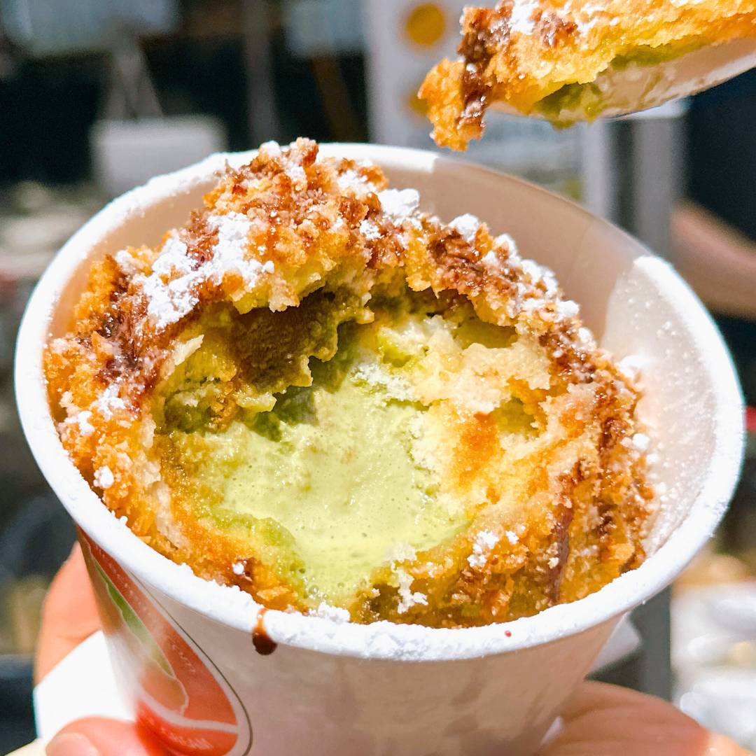 Tempura ice cream by Sam's ice cream