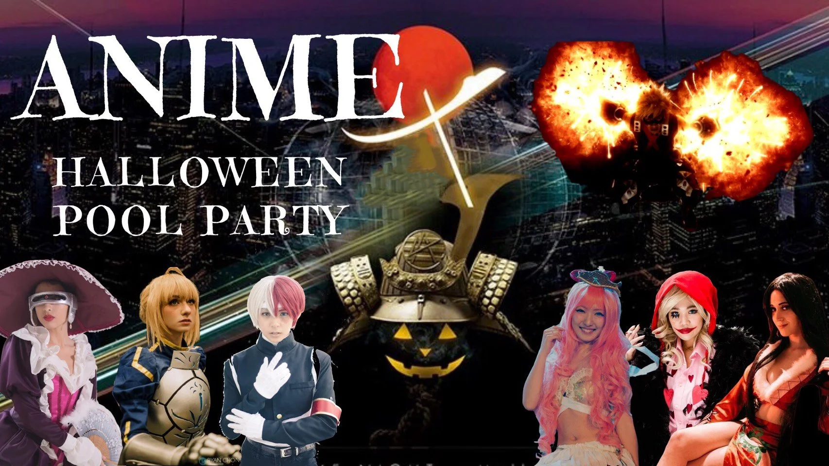 10/25 “Anime x Halloween” Pool Party (J-ANIME NIGHT)