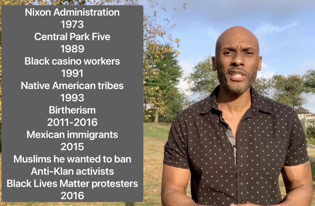 Trump's "Least Racist Person" Lie