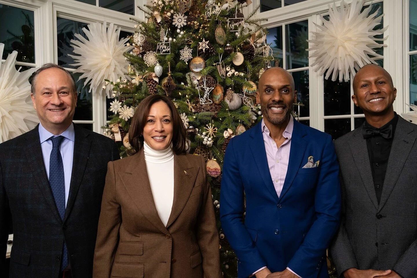 Christmas in Washington with the Vice President, the Second Gentleman, and my friend Neil.