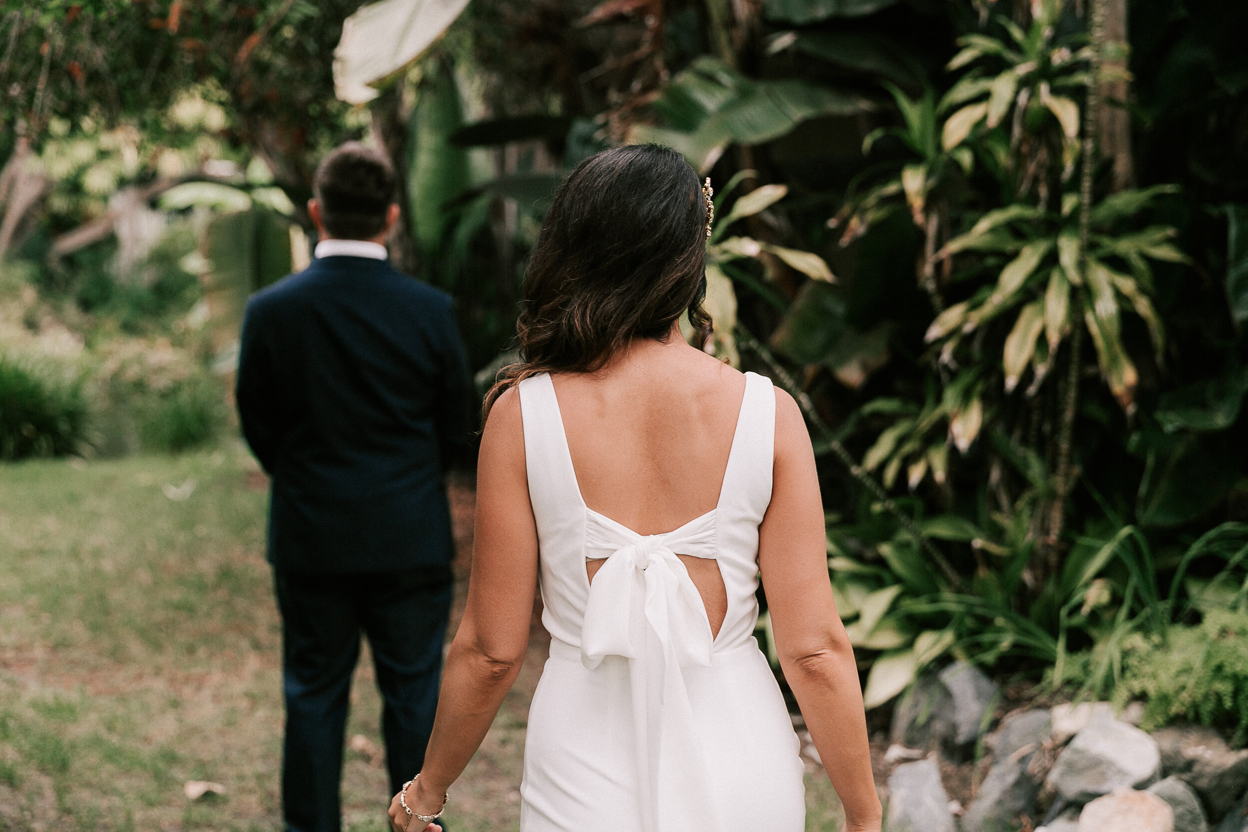 “I'm so glad we did a first look” - “It was our private time. But overall having such a more intimate wedding allowed us to have a totally different experience than we would have if we would have been able to have the wedding we initially planned.”