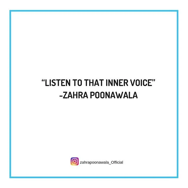 My husband and I were having an interesting conversation, where I have observed most people these days tend to &ldquo;live in their heads.&rdquo; Just a gentle reminder to shift from your head space into your heart space. #zahrapoonawala_official #po