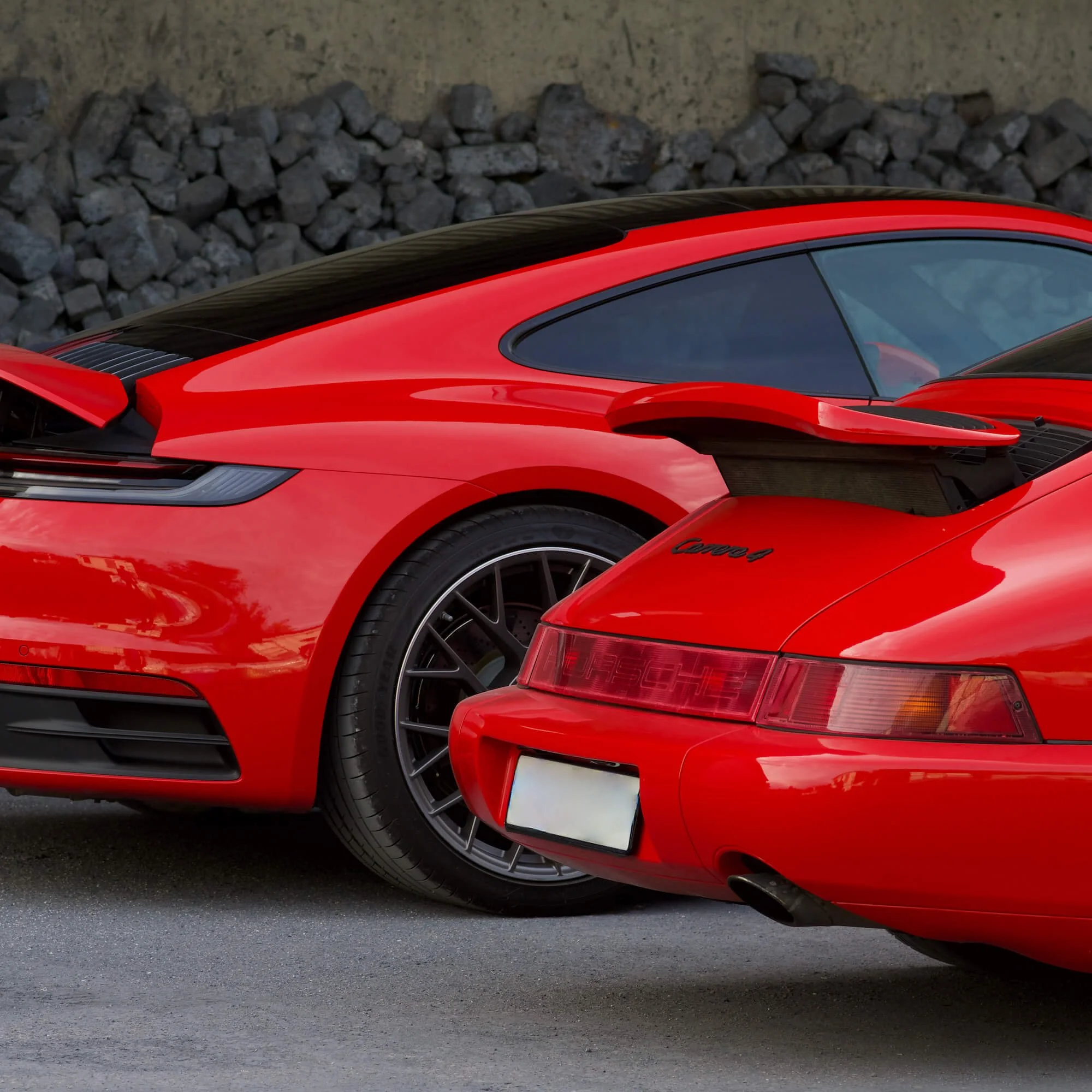 Porsche. 2 x 911 964 och 992