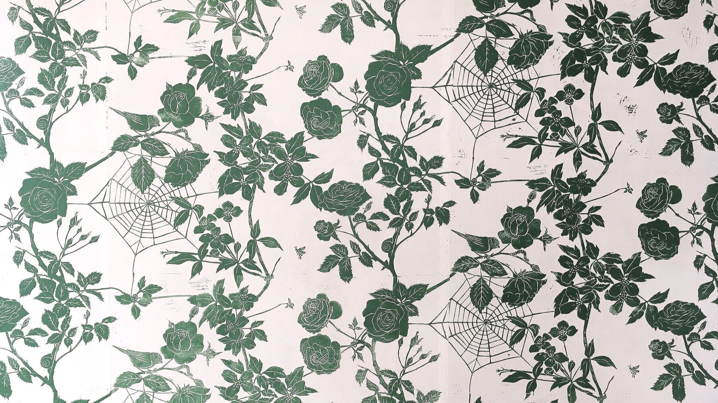 Marthe Armitage Wallpaper and Fabrics  Katie Considers  Traditional  interior design Block print wallpaper Boutique wallpaper