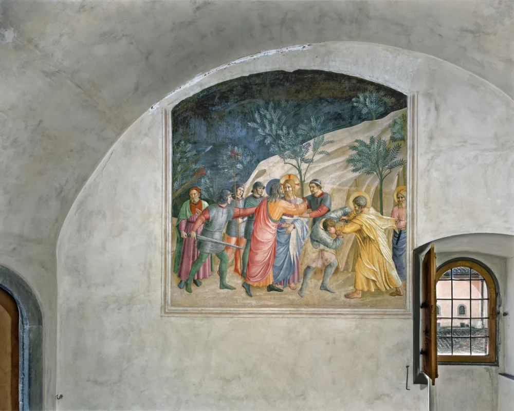 Adoration of the Magi and Man of Sorrows by Fra Angelico, Cell 39, Museum of San Marco Convent, Florence, Italy , 2010, archival pigment print