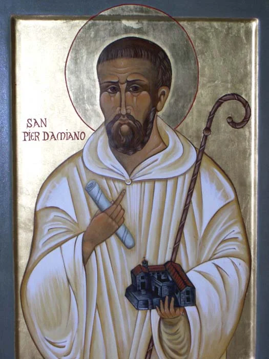 St. Peter Damian. Possibly thinking about forks.