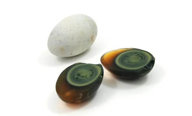 Century egg.