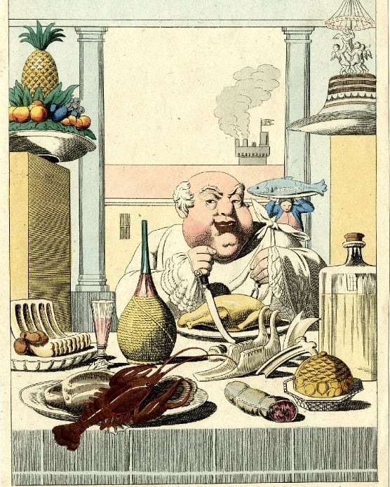 Unknown artist, 'Der Esser (The Glutton), c.1815-20