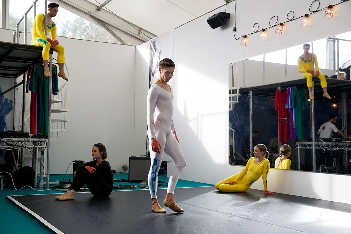 Nick Mauss, "Living Stage" 2014