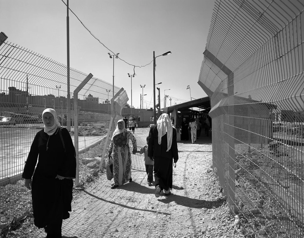 Entrance to Ramallah, Qalandia checkpoint