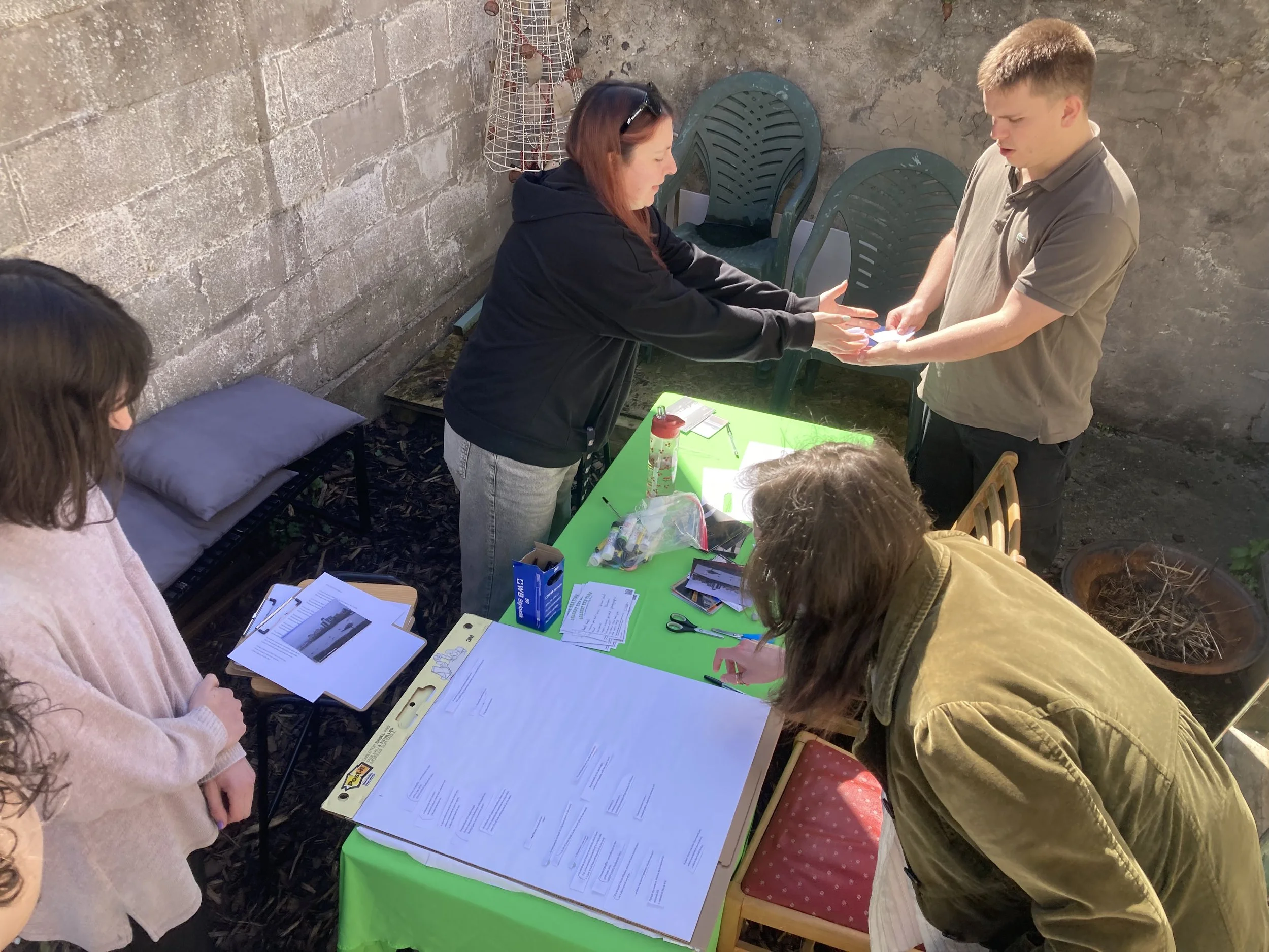 Weston-super-Mare workshop led by Jamie Dormer-Durling