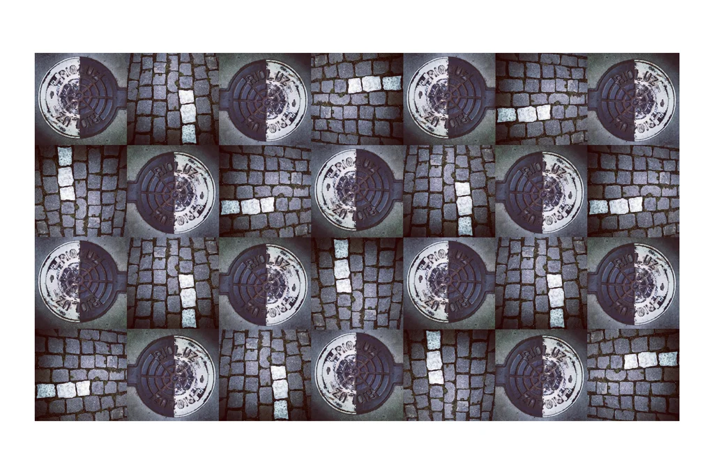  DA LUZ _ 85 x 150 cm, assemblage, fotografia. 