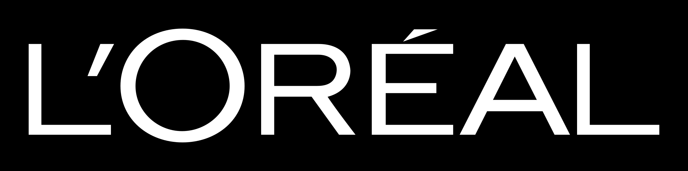 Loreal white logo