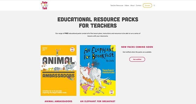 Did you know that we have created FREE education packs for schools?⁠
⁠
We've worked hard with the support of the UK government to create these diverse and creative packs, which contain all of the lesson plans, instructions and resources, and can be d
