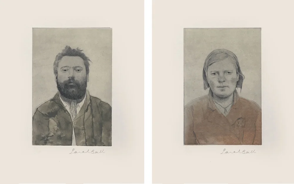 Untitled (2018) - Six polymer etchings, 30 x 23 cm (paper), 18 x 12 cm (image). Edition of 25. Printed and published by Paupers Press, London.