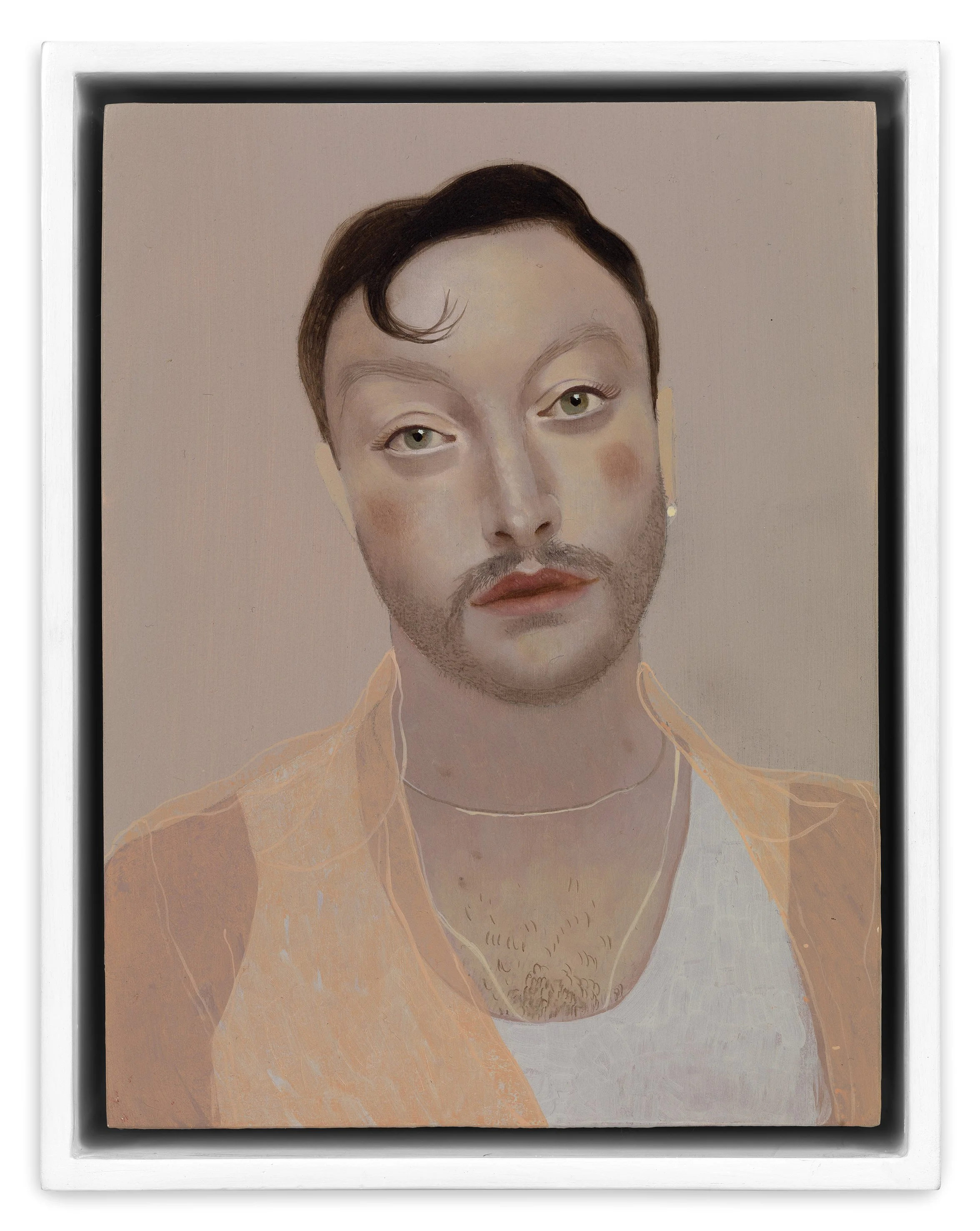 Dan (2025) Oil on board 20.5 x 15.5cm