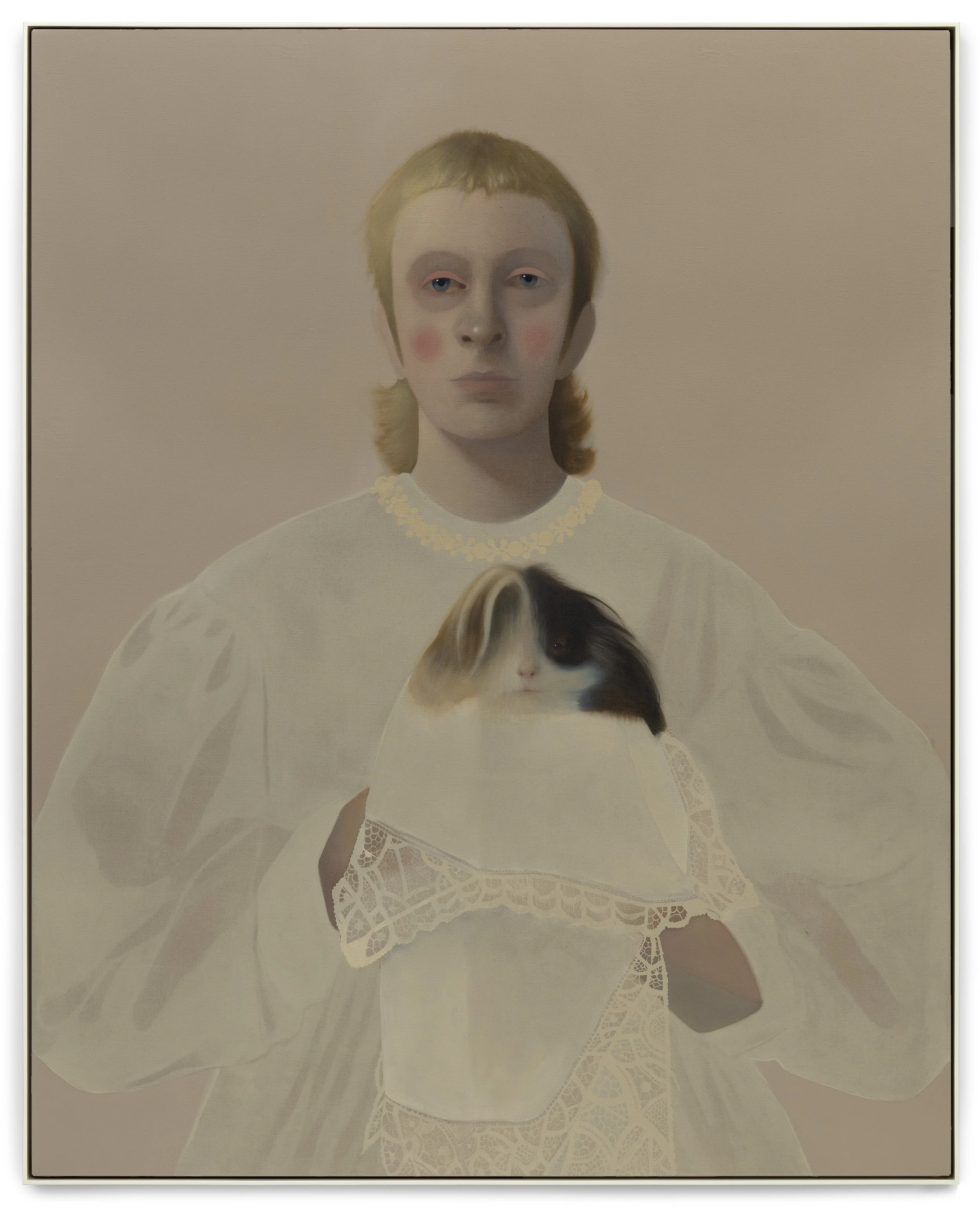 Declan (In Simone Rocha with Eddie), 2023 Oil on linen 250.5 x 200.4cm