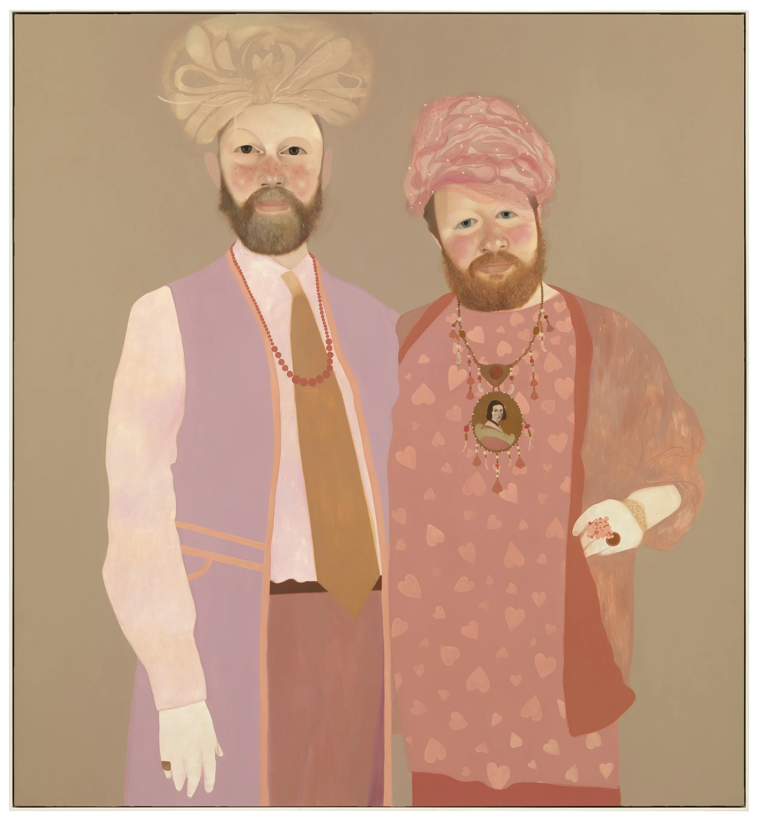 Anthony and Mr Young McNair, 2025 Oil on Canvas 250x200cm