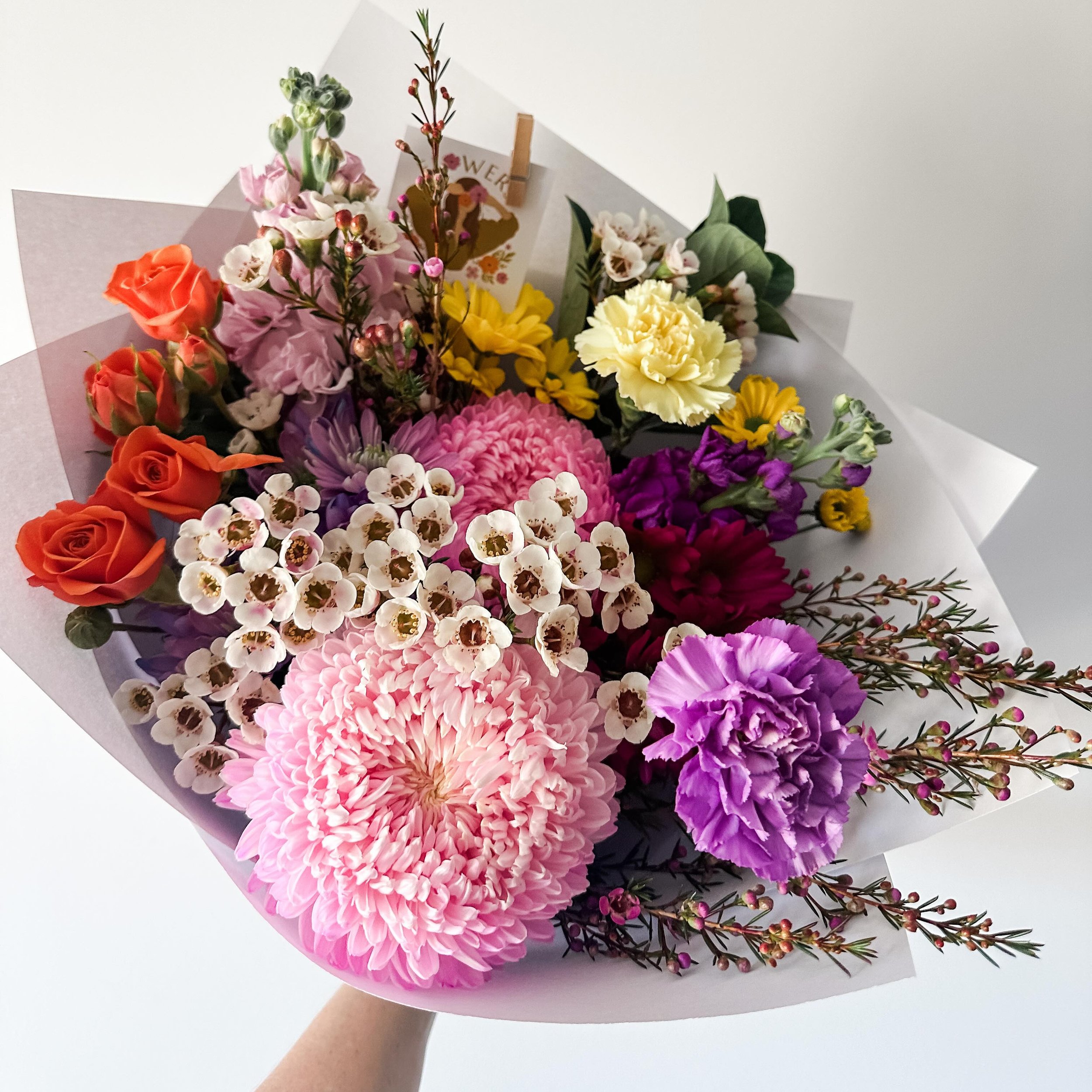 Posy of the week 💜 

All flower orders for this week must be placed by 10am Wednesday 🤍 I will be away from Thursday, however deliveries will still be available for all pre-orders.

Get yourself 20% off online orders &bull;  DISCOUNT CODE: 20OFF