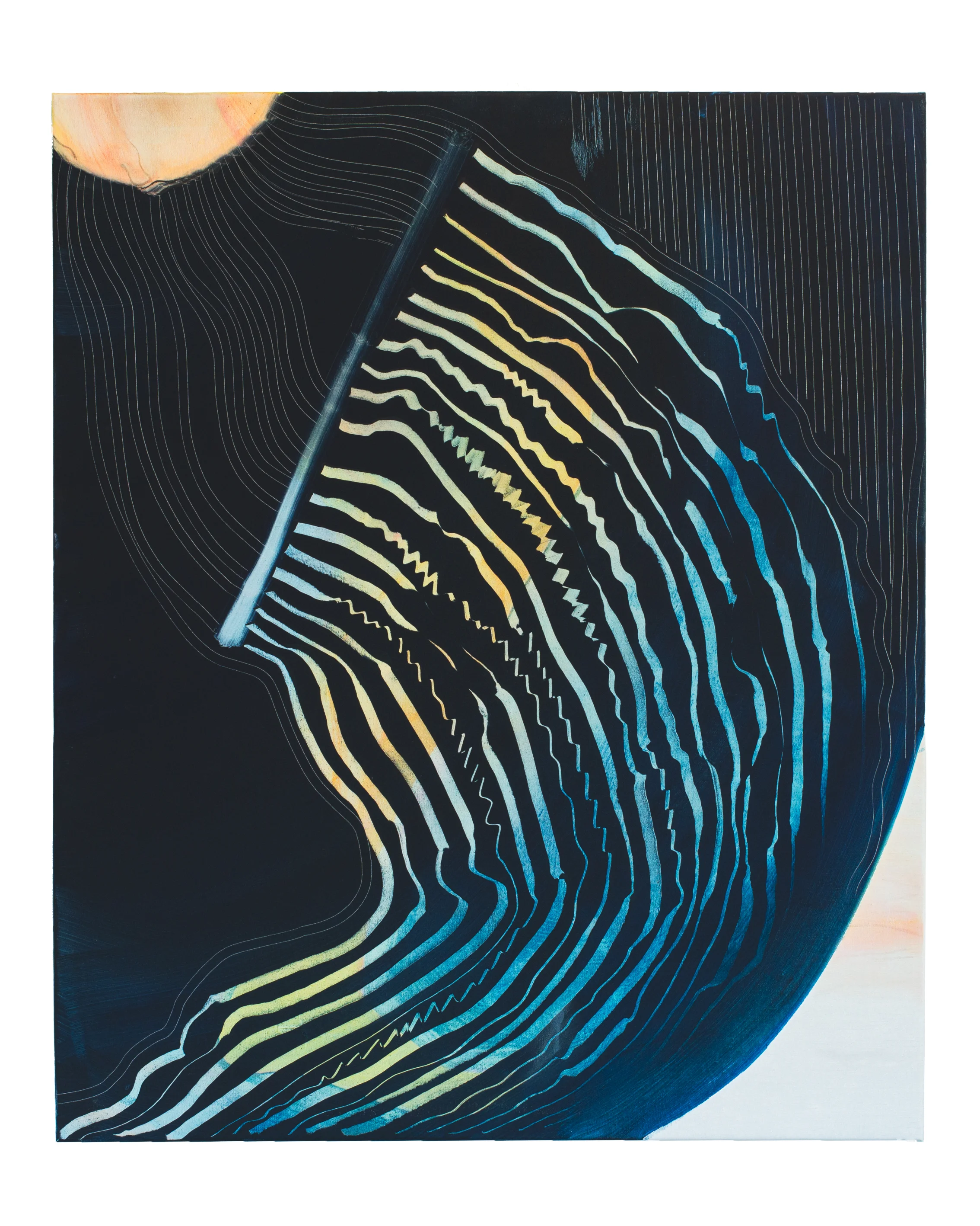 “the wave” 100x120cm oil on canvas
