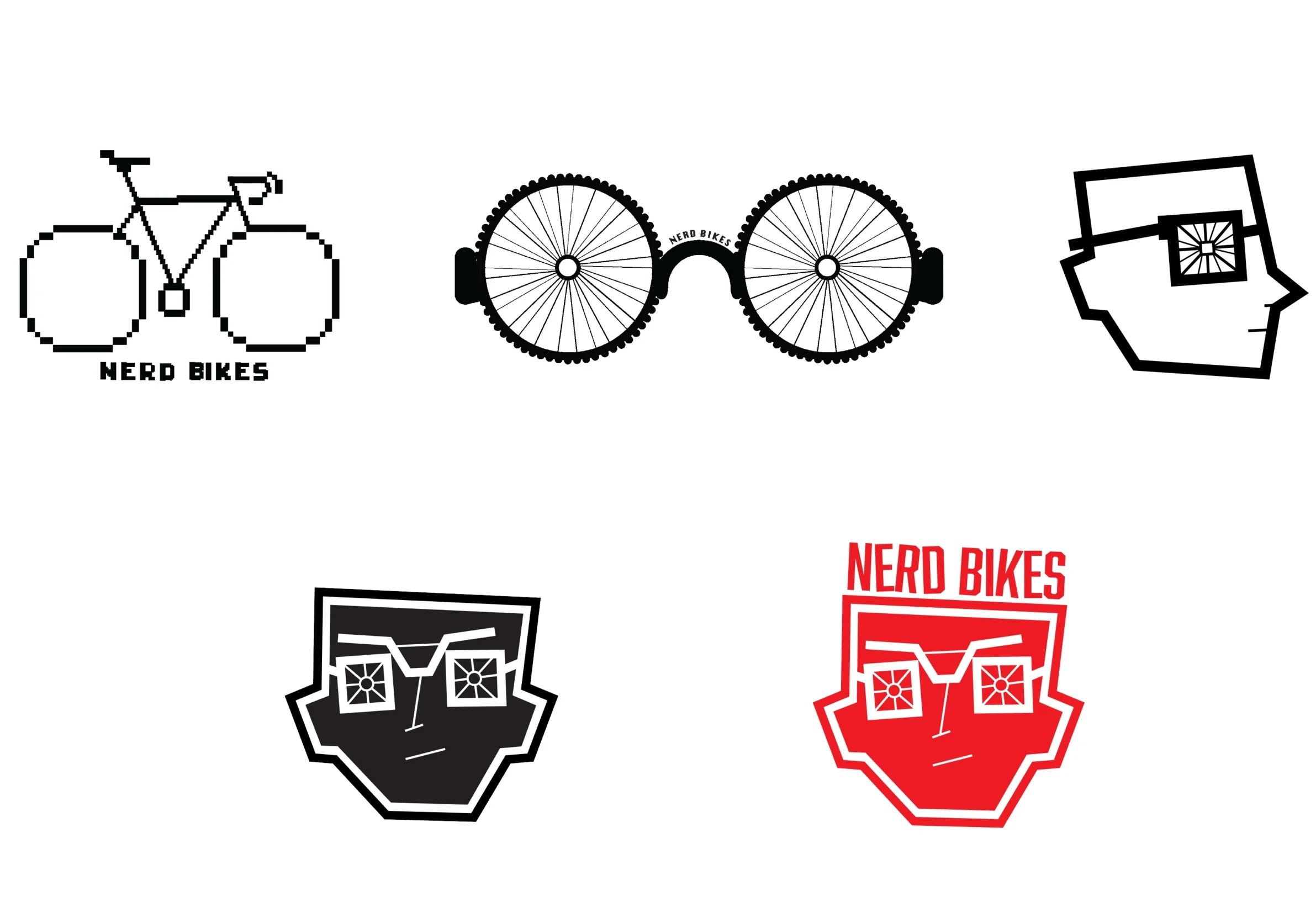 Logo development for Nerd Bikes.