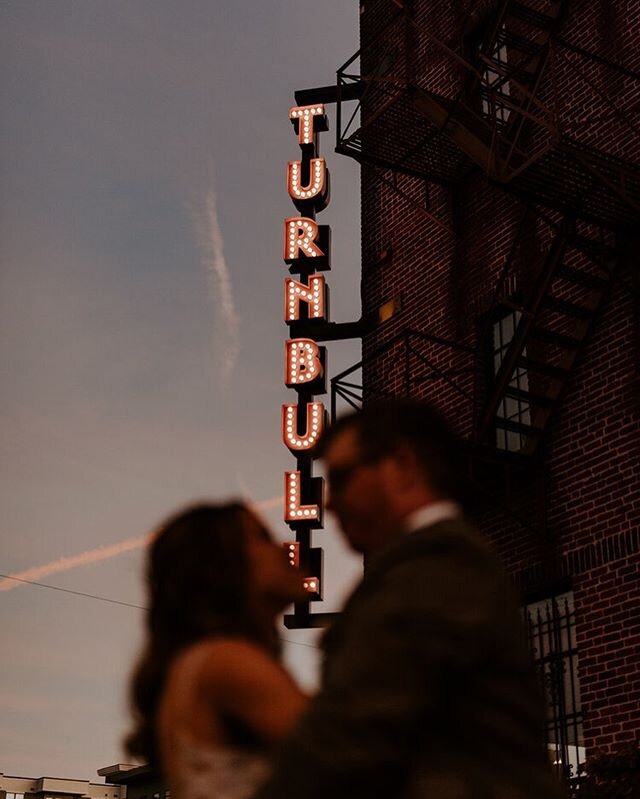 This could easily be one of our favorite marquee shots by @ltphotoandfilm 🖤 Two years down for our little venue and ready for many more! We have limited dates remaining for 2020 and are booking into 2021 (can you believe?!) We&rsquo;d love to host y