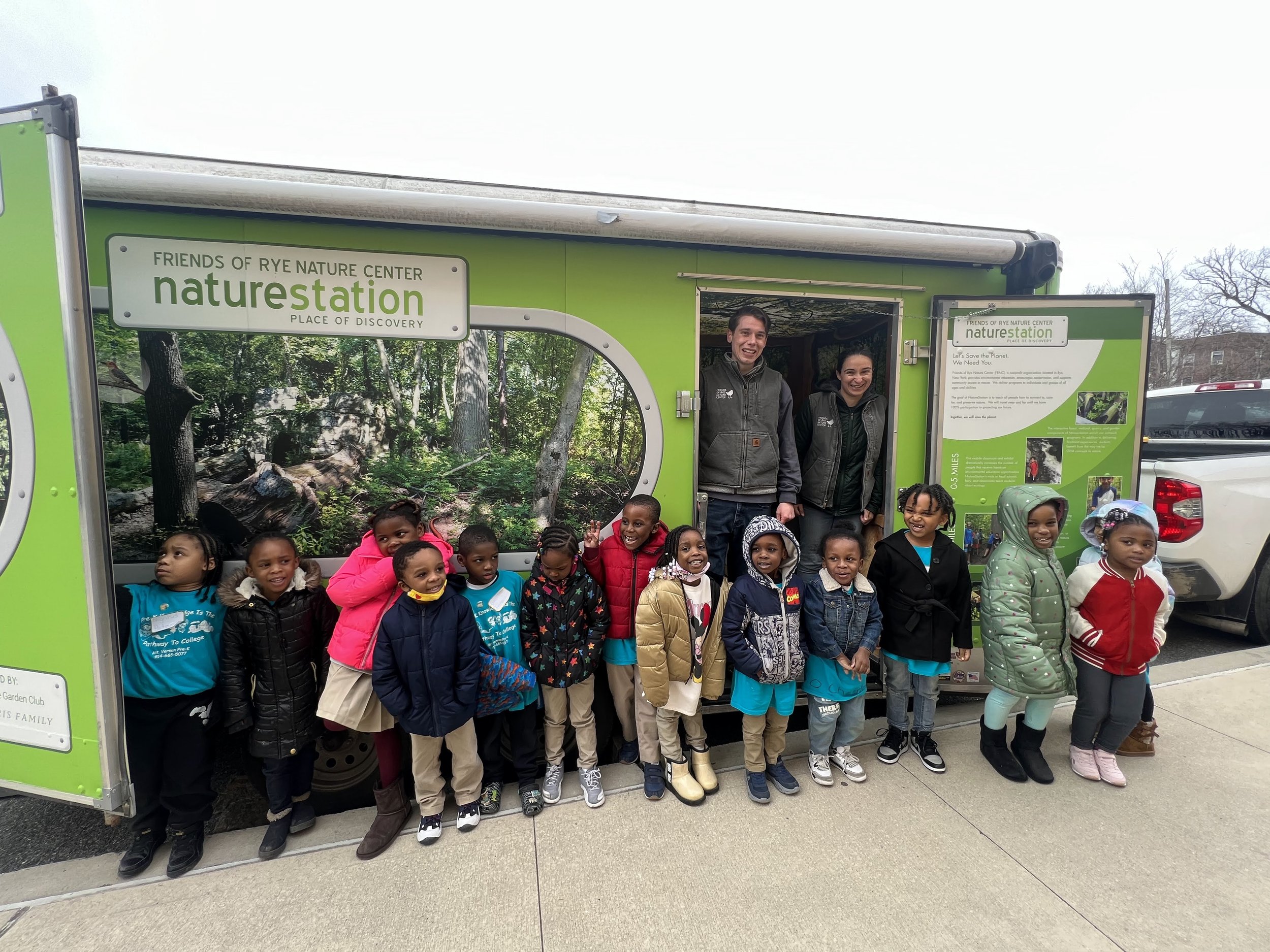 Send our mobile classroom, NatureStation, to locations throughout Westchester so more people can learn how to connect with, care for, and preserve nat