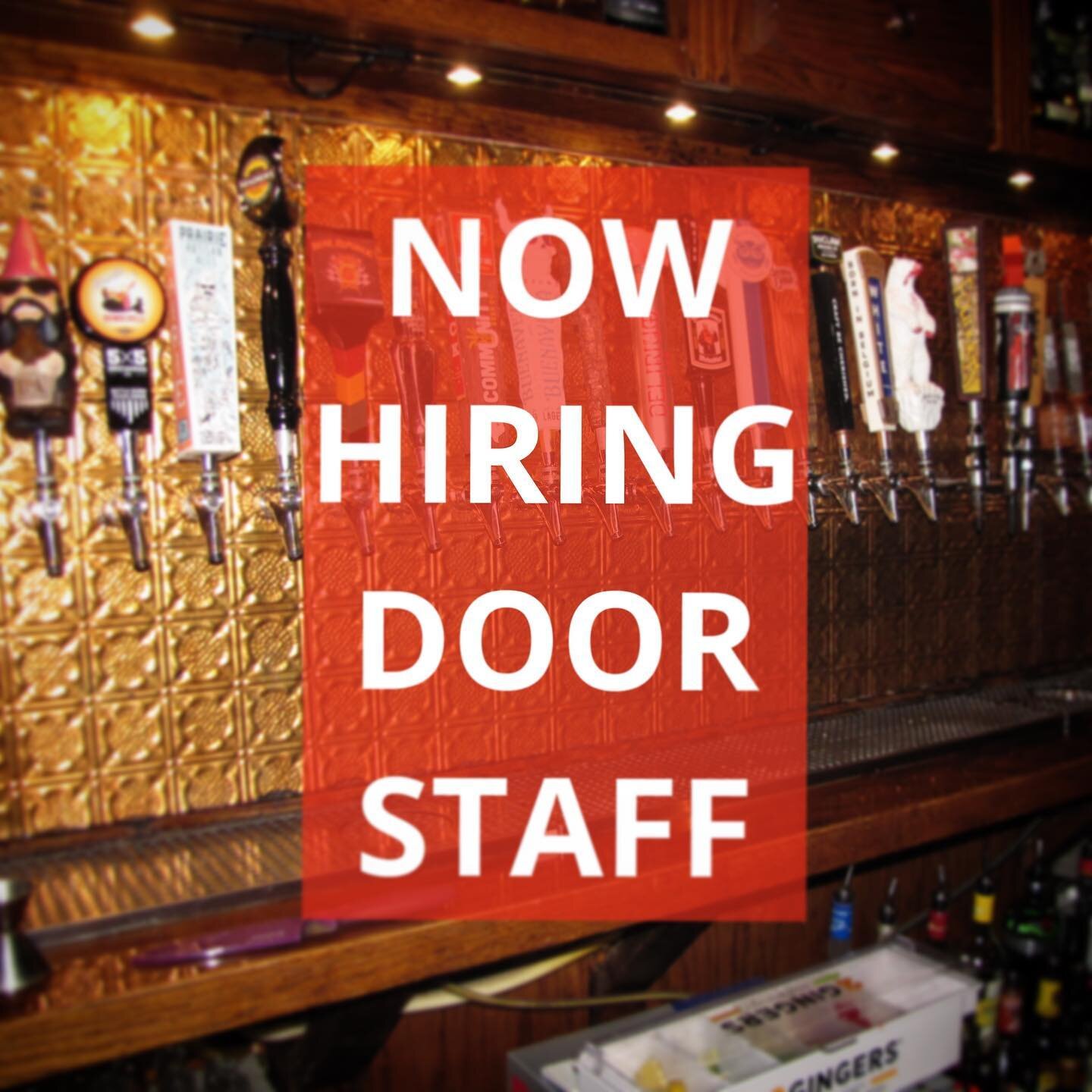 Looking for some new blood. Apply online at obannonstaphouse.com