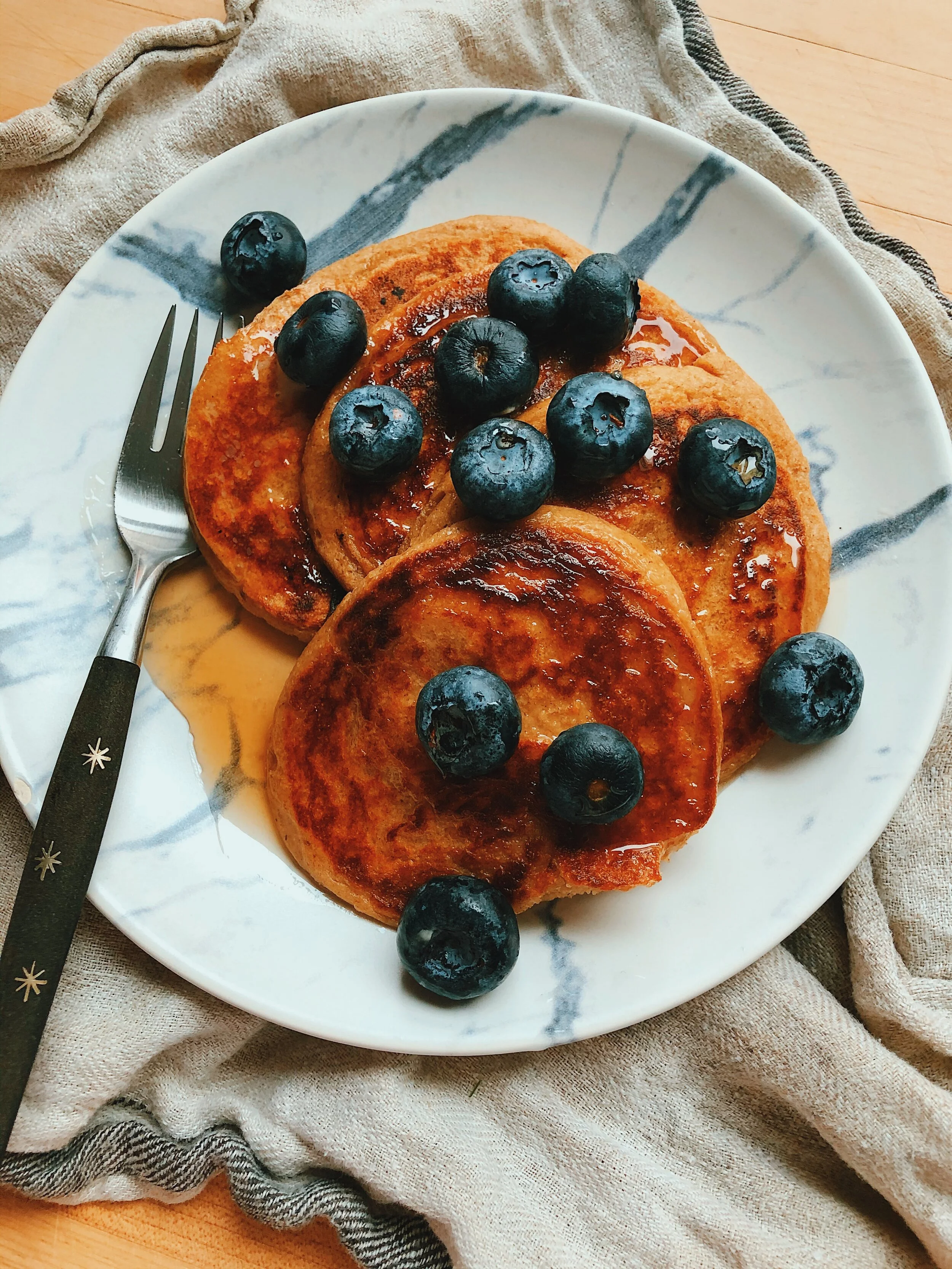 Easiest Ever Oatmeal Pancakes