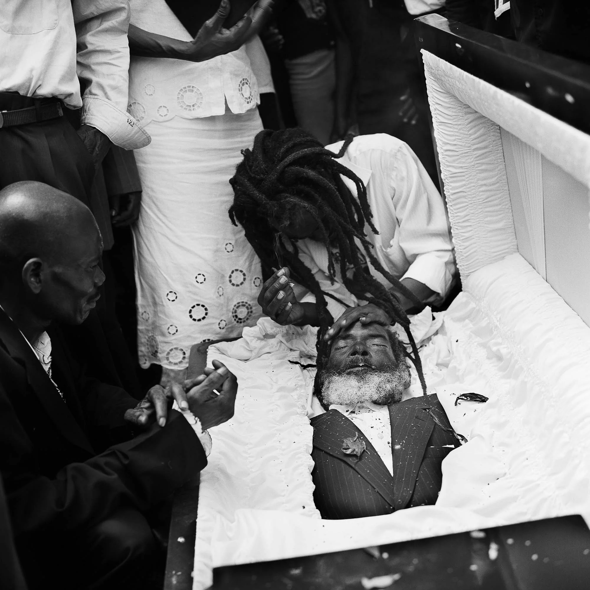 Funeral of S.B., Bernard, Léogane, Haiti, 2015