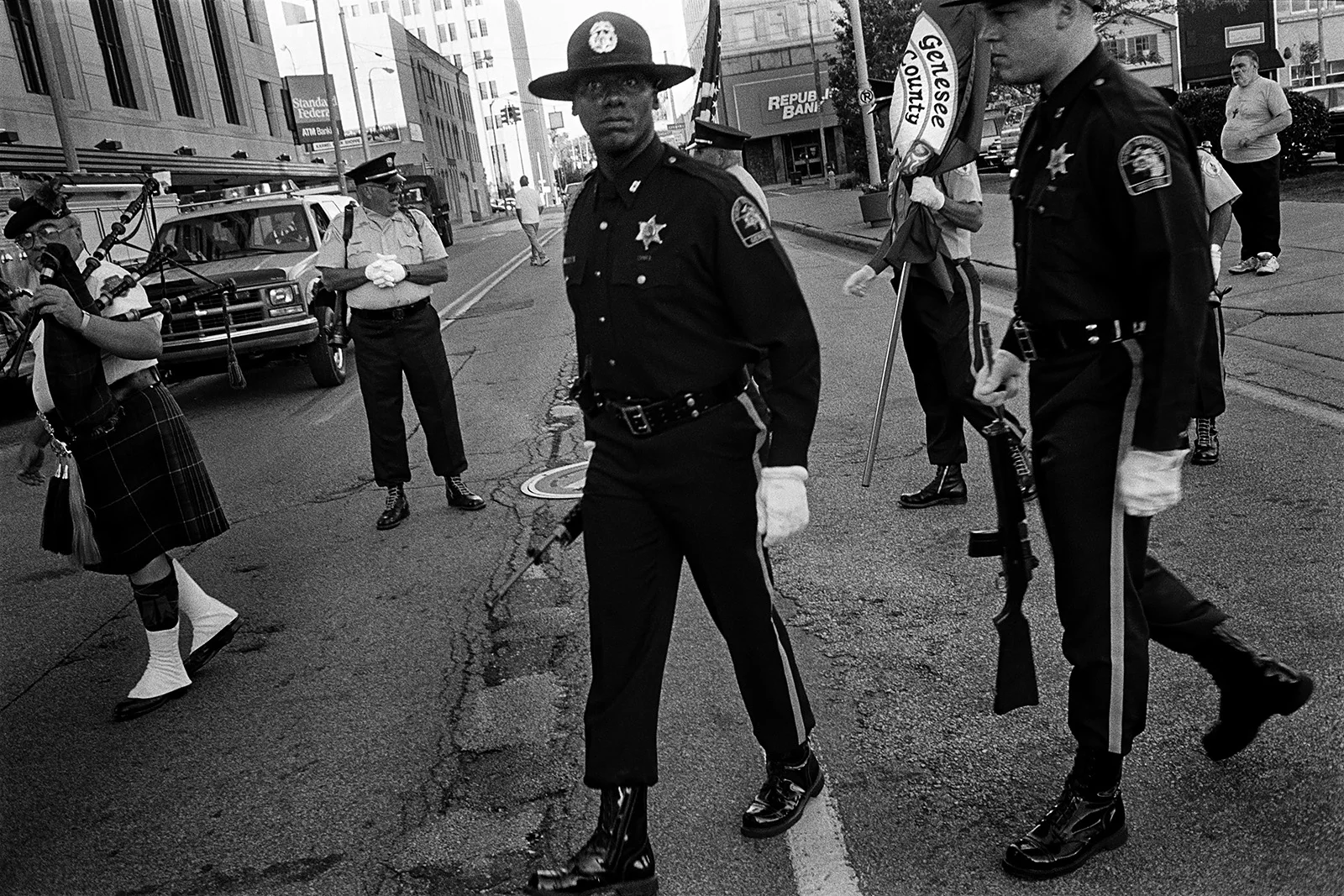 9/11 Memorial Parade, Flint, 2003