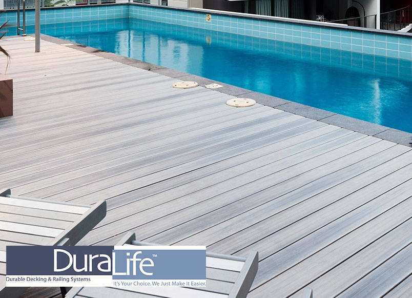  DuraLife “Hardwoods” Decking offers the beauty of finished hardwood decking, with the superior durability of a capped composite decking product. DuraLife “Hardwoods” profiles are eco-friendly and create the appearance of hardwood decking with their 