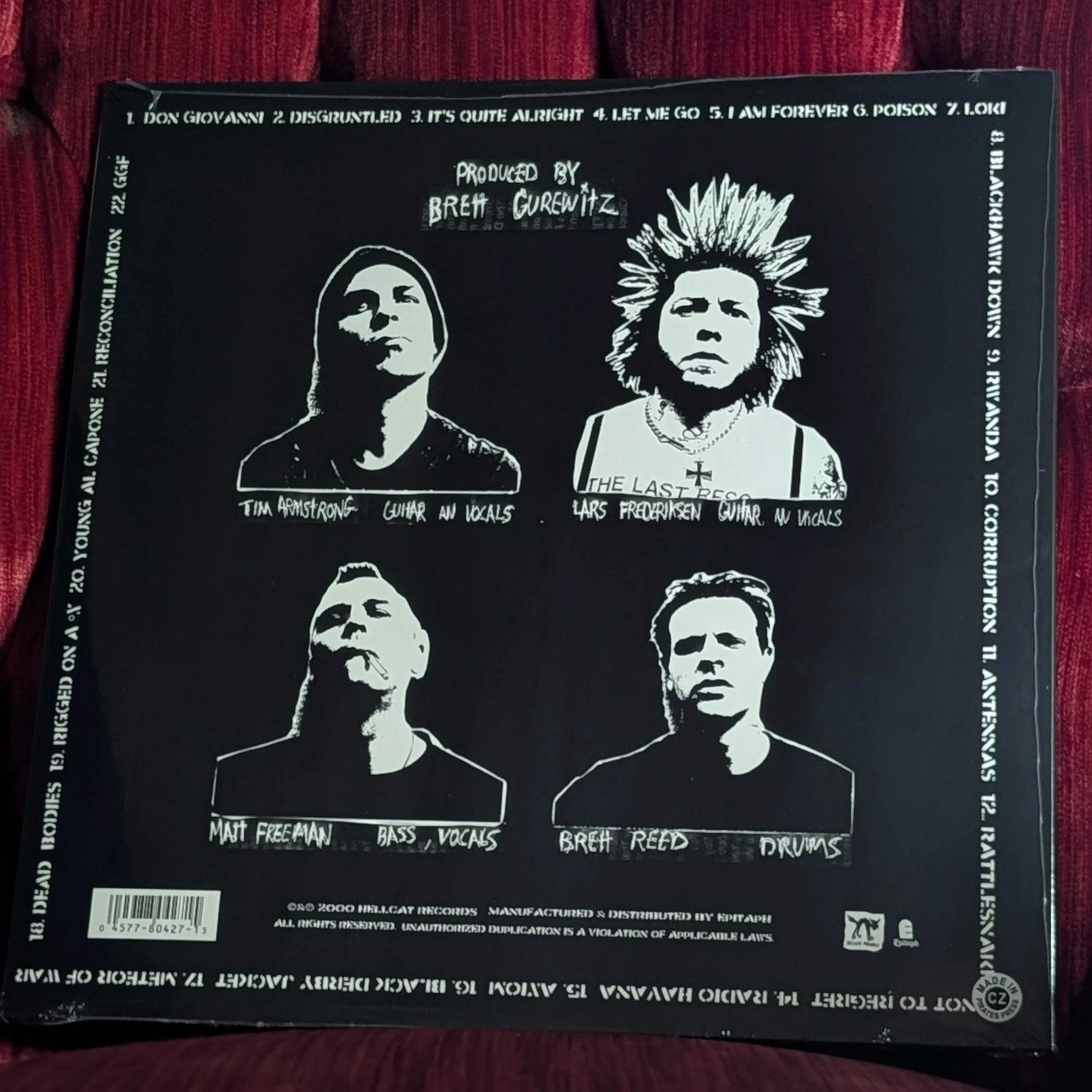 Rancid (1993 Self-Titled Debut Vinyl)