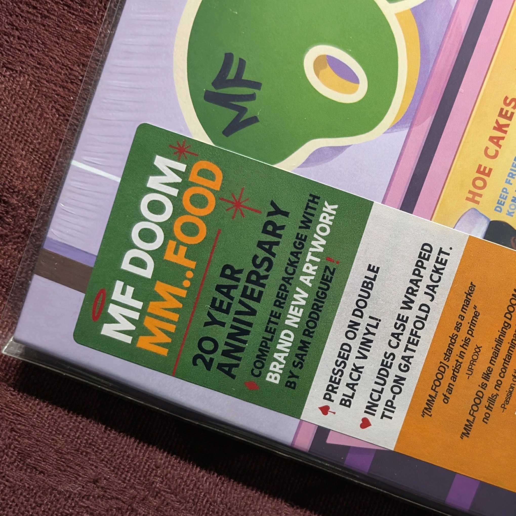 MF DOOM - Mm..Food 20th Anniversary (black vinyl)