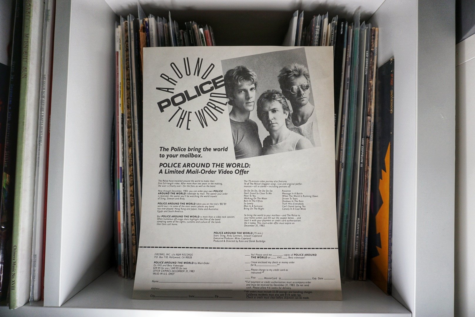 Synchronicity is the fifth and final studio album by English rock band the Police, released on 17 June 1983 by A&M Records.