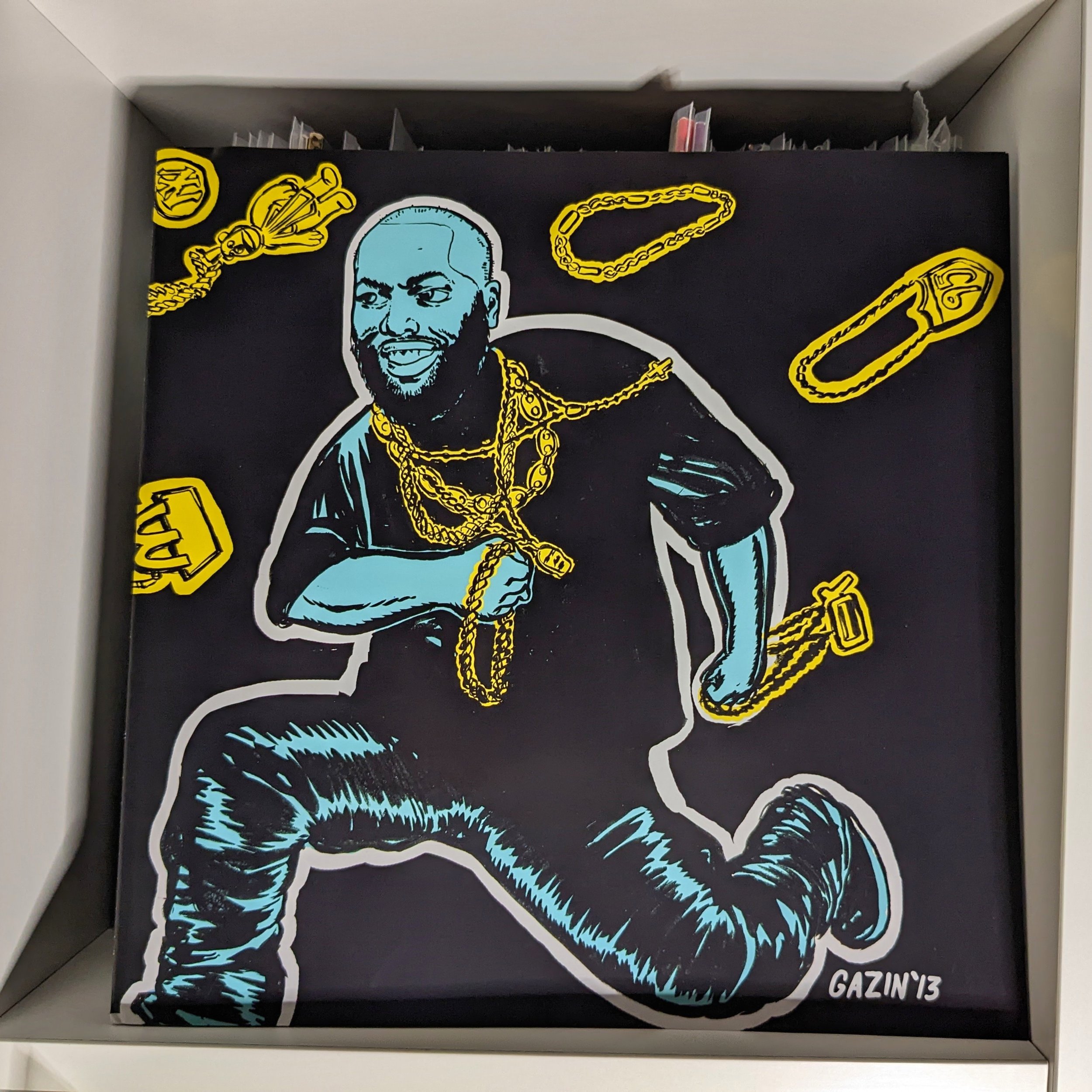 Run the Jewels ( Red Translucent w/ Black Splatter)