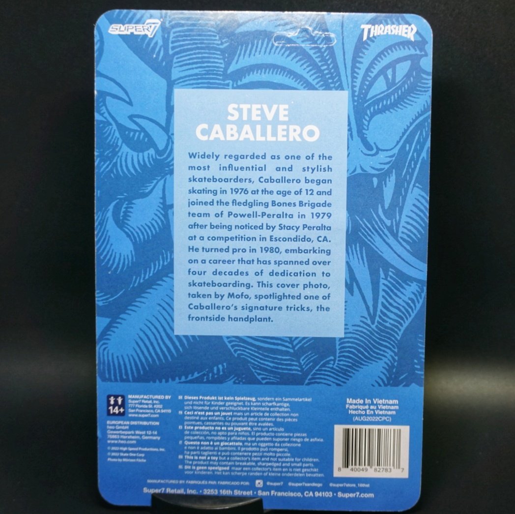 Widely regarded as one of the most influential and stylish skateboarders, Steve Caballero joined the Bones Brigade team of Powell-Peralta in 1979