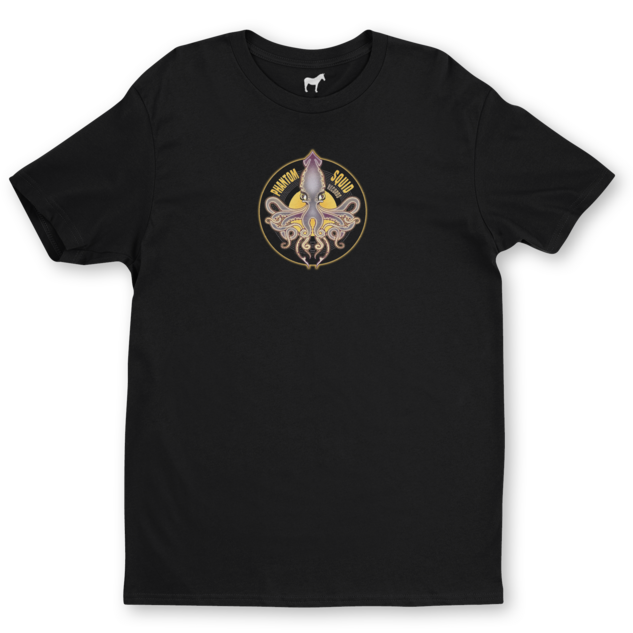 Phantom Squid T-shirt (center logo) Large