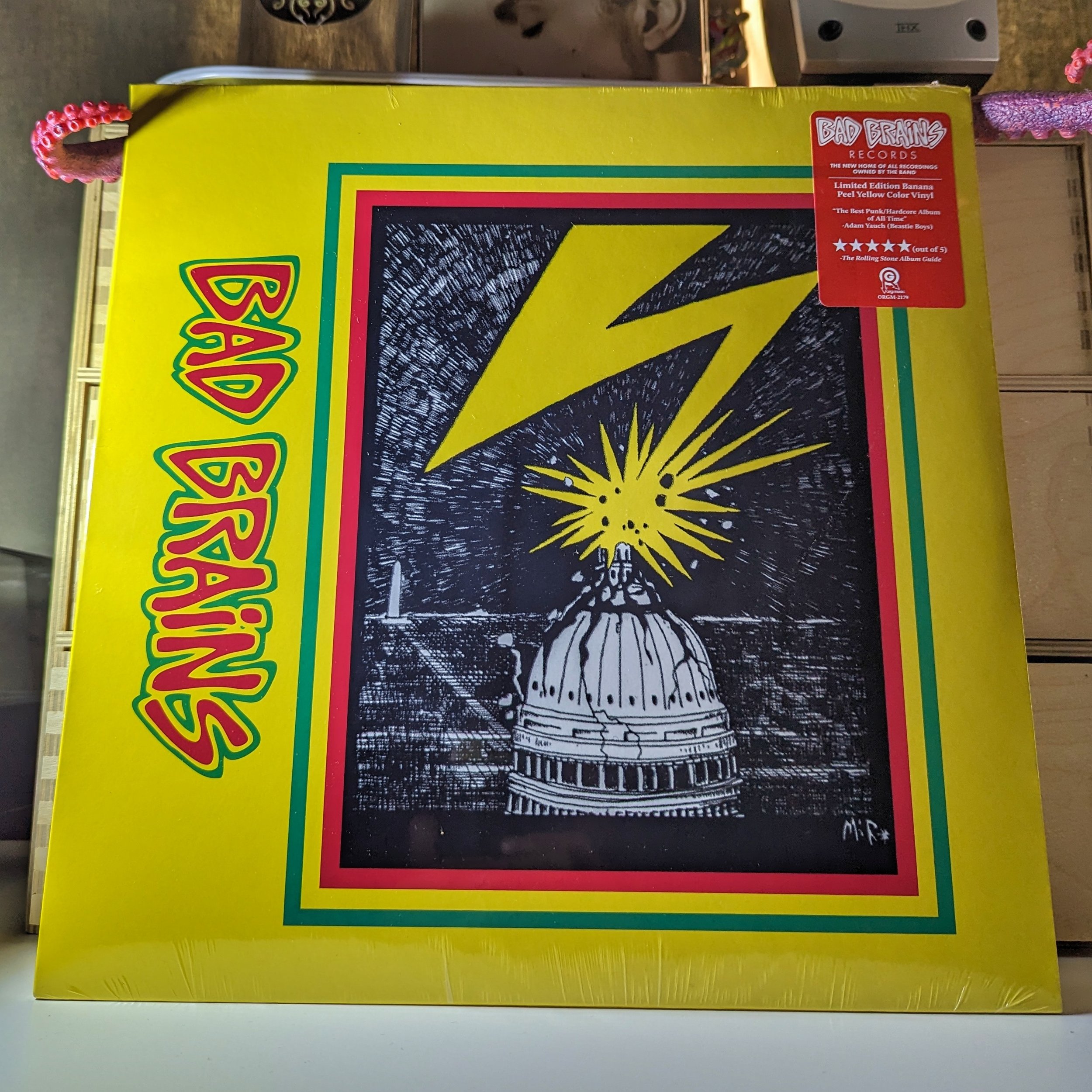Bad Brains - Bad Brains (self-titled banana peel yellow vinyl)