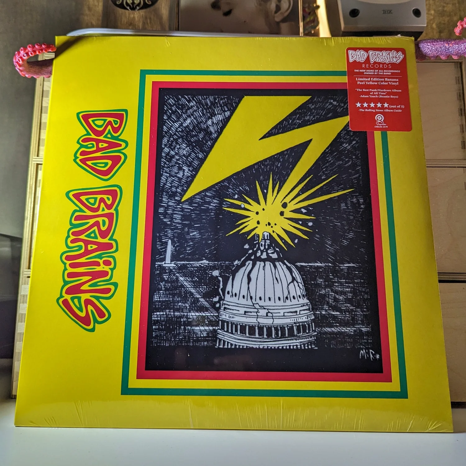 Bad Brains - Bad Brains (self-titled banana peel yellow